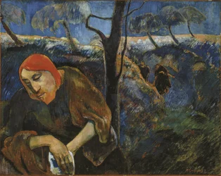 Die Todesangst im Garten: Christus im Garten Gethsemane, 1889.