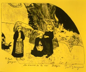 Das Drama des Meeres, Bretagne, aus der Volpini-Suite: Dessins lithographiques, 1889