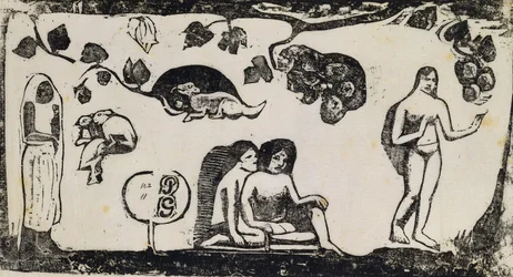 Frauen, Tiere und Blattwerk, 1895-1903