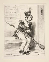 Achille Coqueron, freiwilliger Jäger der 2. Kompanie, träumt dass