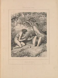 Vor der Sünde, aus der Serie Szenen des intimen Lebens