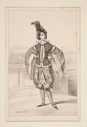 Kostüm der Frau Marquise de L..