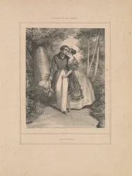Plauderei, aus der Serie Szenen des intimen Lebens