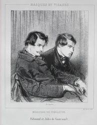 Edmond und Jules de Goncourt, 1853
