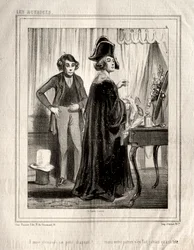 Les Actrices: Javais demandé un petit chapeau!, 1843