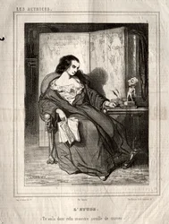 Die Schauspielerinnen: Die Studie, 1843