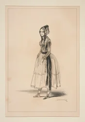 POLONAISE. Mütze, Weste und Samtstiefel, Verzierungen von