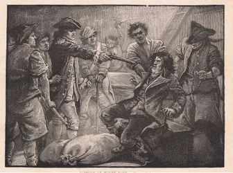 Gefangennahme von Wolfe Tone AD 1798