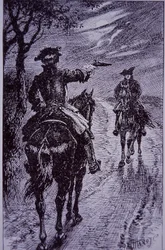 Dick Turpin trifft den Straßenräuber Tom King