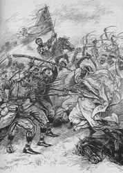 Mauren und Spanier untrennbar vermischt, 1902