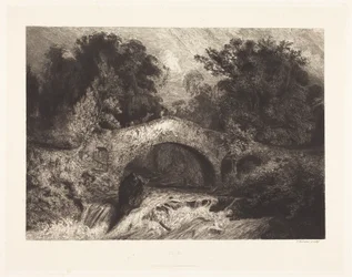 Eine Brücke in der Auvergne