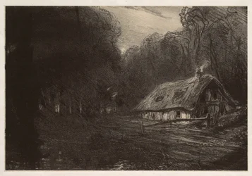 Hütte im Wald