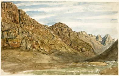 Felsklippen entlang der Romanche