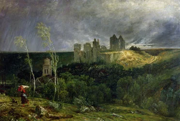 Die Ruinen des Château de Pierrefonds, 1861