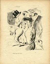 Illustration von Paul Iribe (1883-1935) in Die Wildente