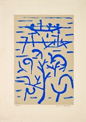 Boote in der Überflutung, 1937