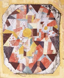 Vollmond im Mauerwerk