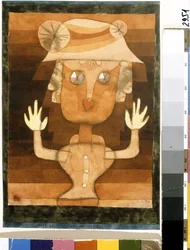 Puppe. Gemälde von Paul Klee (1879-1940)