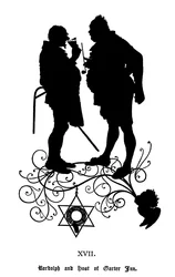 Bardolph und der Wirt des Garter Inn