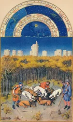 Dezember - das Château de Vincennes, 15. Jahrhundert, 1939