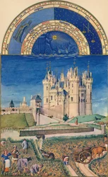 September - das Château de Saumur, 15. Jahrhundert, 1939