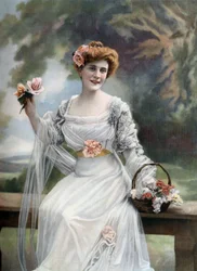 Französische Komikerin Melle Sylvie, Paris