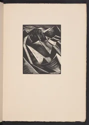 Das Erscheinen des Trockenen Landes, Illustration aus "Images of War... Poems" von Richard Aldington