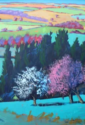 Teme Valley April (Detail 1)