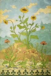 Sonnenblumen und Mohnblumen, 1899