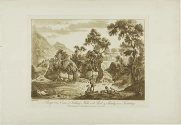 Pengnern Korn- und Walkmühlen, mit Pont y Pandy, in der Nähe von Festiniog