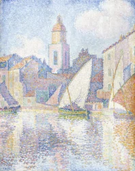 Glockenturm in Saint Tropez, 1896