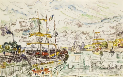 Le Port de Saint-Malo, 1930