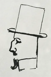 Porträt von Félix Fénéon