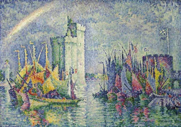 Regenbogen am Hafen von La Rochelle, 1912