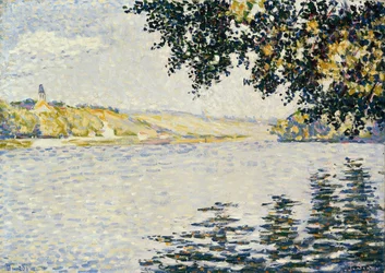 Ansicht der Seine bei Herblay