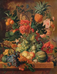 Früchte und Blumen, 1789