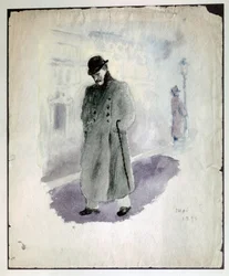 Paul Valéry: Selbstporträt, 1894