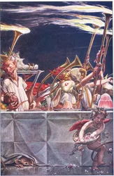 Gebt uns freundliche Hüter, Himmel! - Was waren das?, Illustration aus Der Sturm, 1908