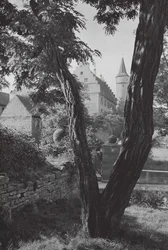 Ehemaliger Bischofspalast und Nikolausturm, Ochsenfurt, Bayern