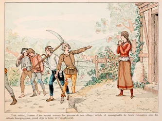 Illustration aus dem Buch „Jeanne d