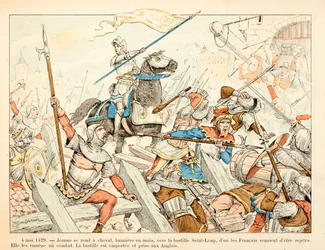 Illustration aus dem Buch „Jeanne d