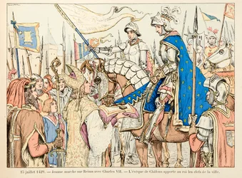 Illustration aus dem Buch „Jeanne d