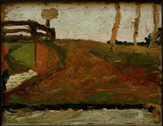 Moorlandschaft mit Brücke