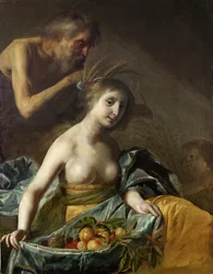 Vertumnus und Pomona, Mitte des 17. Jahrhunderts
