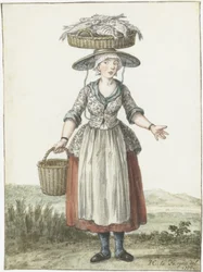 Scheveninger Fischverkäuferin