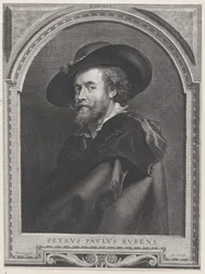 Porträt von Peter Paul Rubens im Alter von 46 Jahren