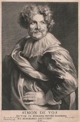 Simon de Vos, Maler von großen und kleinen menschlichen Figuren, Antwerpen