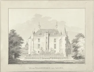 Das Haus Maarsbergen, von hinten