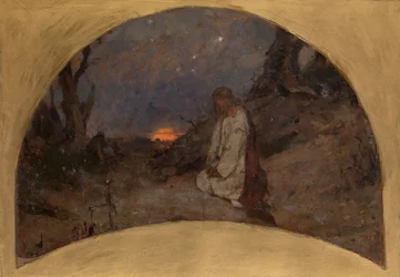 Die Agonie im Garten Skizze für die St. Wladimir-Kathedrale in Kiew, 1886