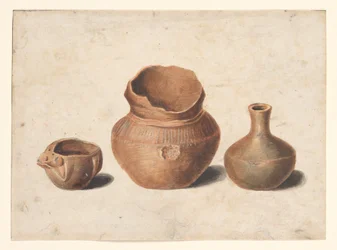 Indische Altertümer (Kopie nach einem Stich im American Medical and Philosophical Register)